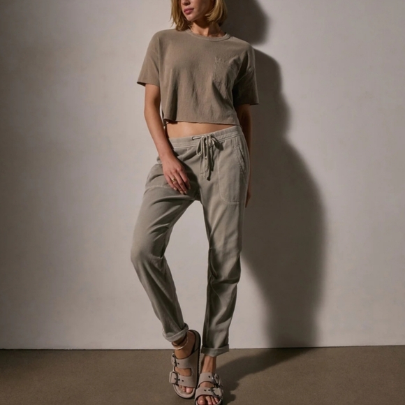 James Perse Pants - James Perse Soft Drape Pant In Driftwood